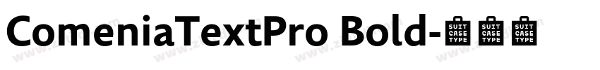 ComeniaTextPro Bold字体转换 ComeniaTextPro Bold字体转换